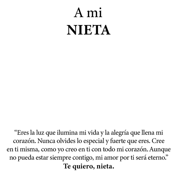 Para tu Nieta